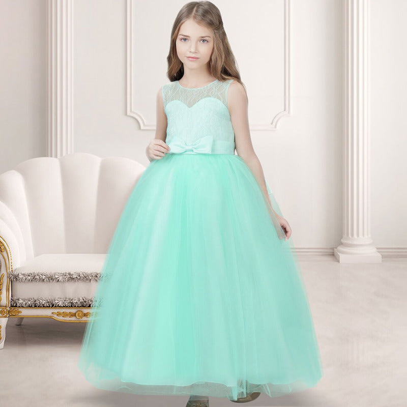 First Communion Dress Vestidos De Primera Comunion Lace Ball Gown Girl Party Princess Pageant Gown Children's Wedding Dress Dress Skirt