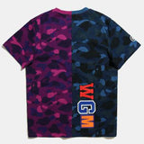 WGM Shirt Spring and Summer Color Matching Printed Short Sleeve T-shirt
