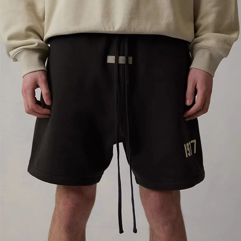 Fear of God Essentials 1977 Shorts Flocked Printed Drawstring Shorts