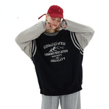 Preppy Aesthetic Sweatshirt Sweater Hong Kong Style Street Loose Couple
