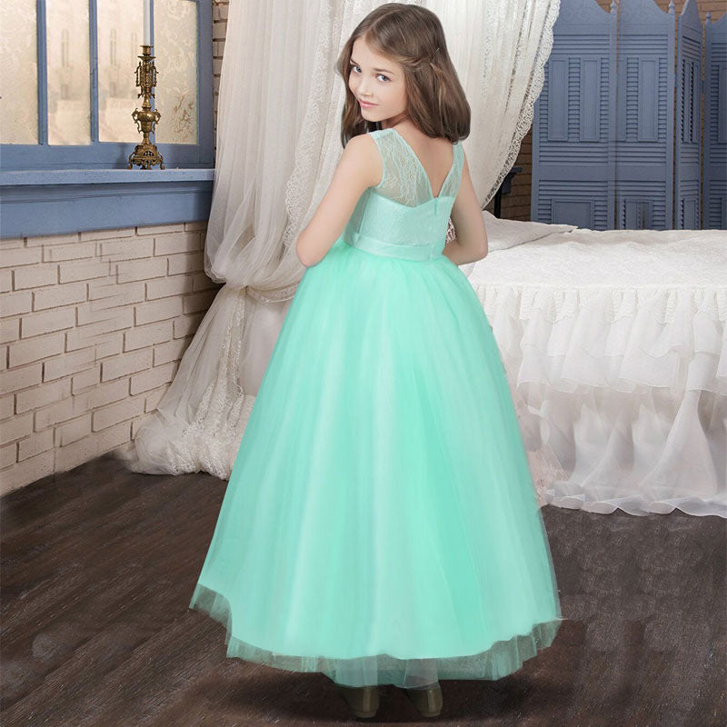 First Communion Dress Vestidos De Primera Comunion Lace Ball Gown Girl Party Princess Pageant Gown Girls' Dress Lace Dress