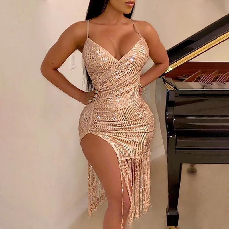 Hot Women In Tight Dresses Summer Dress Slim Fit Skirt Suspender Dress
