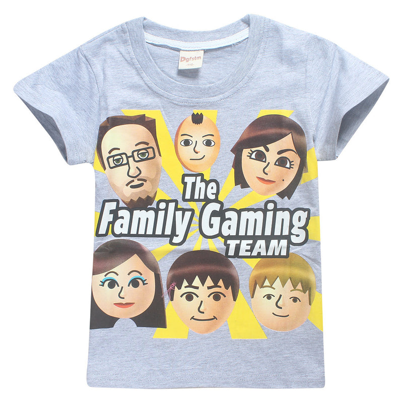 Fgteev T Shirt Roblox Fgteev The Family Game Short Sleeve Top