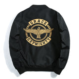 Vintage Letterman Jacket Men's Embroidered Spring and Autumn Men's Cotton-Padded Coat Pilot Jacket Jacket