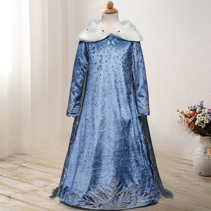 Halloween Frozen Dress Toddler Frozen Princess Anna Dress Elsa's Princess Dress