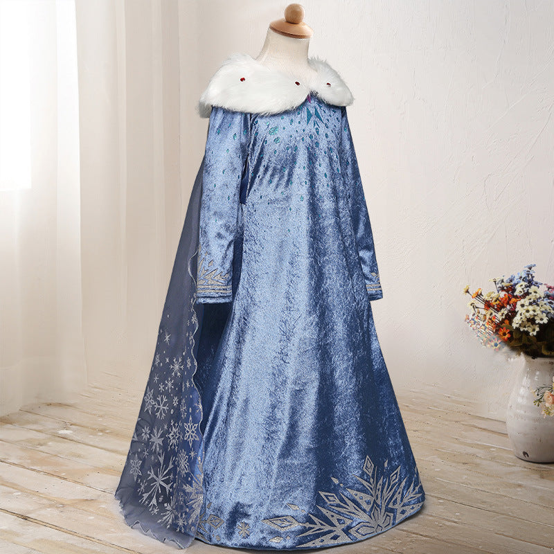 Halloween Frozen Dress Toddler Frozen Princess Anna Dress Elsa's Princess Dress