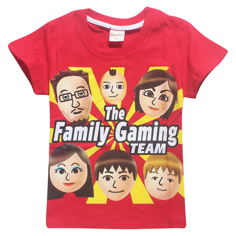 Fgteev T Shirt Roblox Fgteev The Family Game Short Sleeve Top