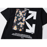 off Arrow Short Sleeve Men's and Women's Youth Cotton Hip Hop Bottoming T-shirt t shirt