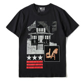 GVC T Shirt Personalized Printed Short Sleeve Loose Men