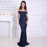 Burgundy Dresses For Wedding Sexy Sequined Tube Top Mopping Banquet Party Evening Dress Fishtail Dress