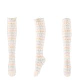 Winter Thick Knit Thigh High Socks Long Stockings Boot Autumn and Winter Coral Fleece over the Knee Women's Socks