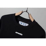 Pullover Sweatshirts Autumn And Winter Arrow Print Round Neck Long Sleeve Sweater Owt