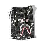 Shark Print Bape Shorts Shark Casual Shorts Summer Sports Shorts