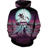 Stranger Things Hoodie 3D Printed Sweater Men's Hoodie Cosplay Anime Peripheral