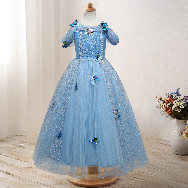 Halloween Frozen Dress Toddler Sleeping Beauty Princess Dress Frozen Elsa Dress Performance Dress