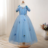 Halloween Frozen Dress Toddler Christmas Dress Frozen Long Sleeve Children's Clothing Performance Dress