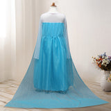 Halloween Frozen Dress Toddler Children's Dress Girls Princess Long Sleeve Cloak Mopping Floor Girls' Skirts