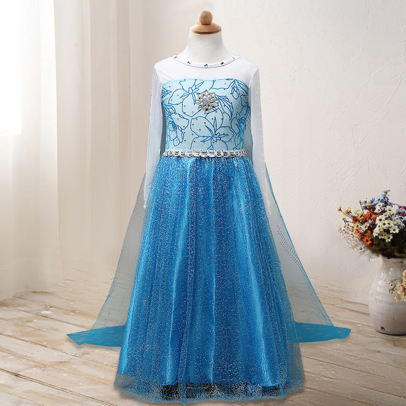 Halloween Frozen Dress Toddler Frozen Dress Aisha Elsa Queen Dress Children 'S Clothing Girls' Dress
