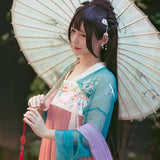 Chinese Traditional Dress Chest-High Dress Fresh Large Swing Dress