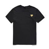 CDG Be Kind T Shirt T-shirt Peach Heart Men's and Women's round Neck Cotton Short Sleeve