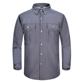 Men Habit Shirts Outdoor Sports Quick-Drying Top Men and Women Fishing Mountaineering Clothing