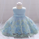 Baby Girl Christening Dress Baptism Dresses Girl Baptism Dress Flower-Year-Old Baby Princess Dress