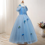 Halloween Frozen Dress Toddler Halloween Children's Costume Princess Dress Frozen Performance Wear Dress