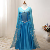Halloween Frozen Dress Toddler Children's Clothing Frozen Girl Dress Long Sleeve Girl Princess Dress