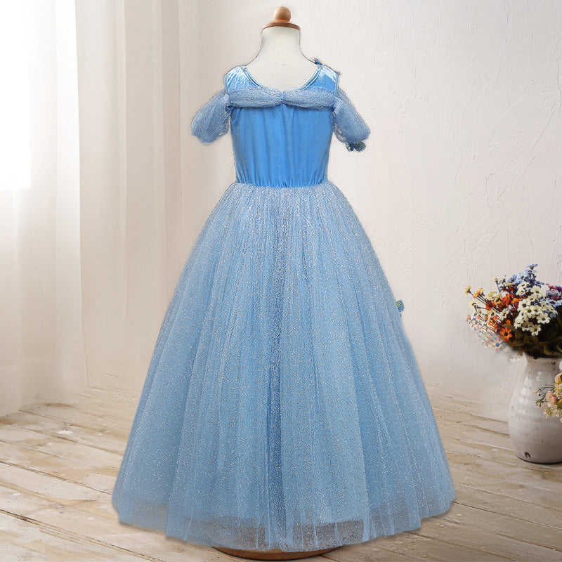 Halloween Frozen Dress Toddler Sleeping Beauty Princess Dress Frozen Elsa Dress Performance Dress