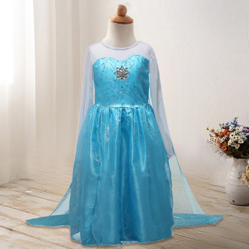 Halloween Frozen Dress Toddler Frozen Girl Dress Princess Elsa Formal Dress