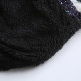 Women's Winter Hats Winter Fleece-Lined Women's Letters Gradient Color Knitted Wool Protection