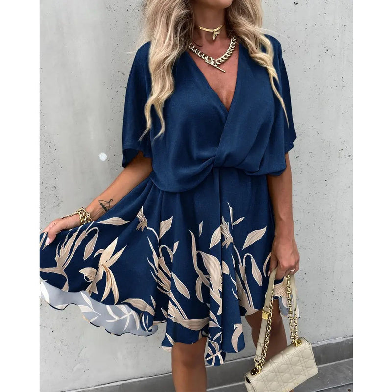 Nina Parker Graffiti Dress Loose Dress Casual Holiday Dress