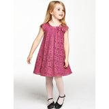 Girl Dress Bowknot Summer Cool Lace