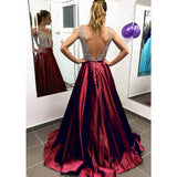 Homecoming Dresses Spring and Summer Sexy V-neck Embroidery Sequin Formal Dress