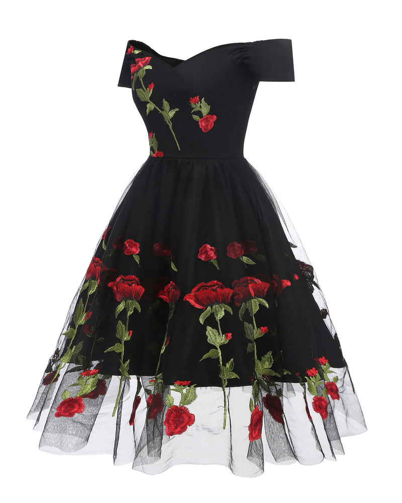 Emery Rose Dresses Evening Party Dress Rose Lace Dress