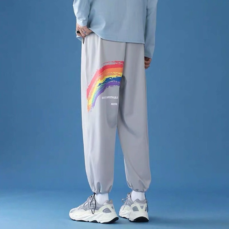 Men Pants Men's Summer Loose Leisure Sports Spring and Autumn