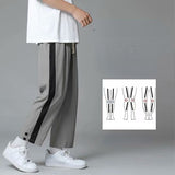 Men Pants Men's Summer Loose Straight Sports and Leisure Pants