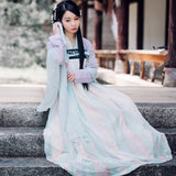 Chinese Traditional Dress Summer Princess Swing Dress