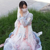 Chinese Traditional Dress Fresh Elegant Cute Chest-High Dress