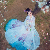 Chinese Traditional Dress Fresh Elegant Cute Chest-High Dress