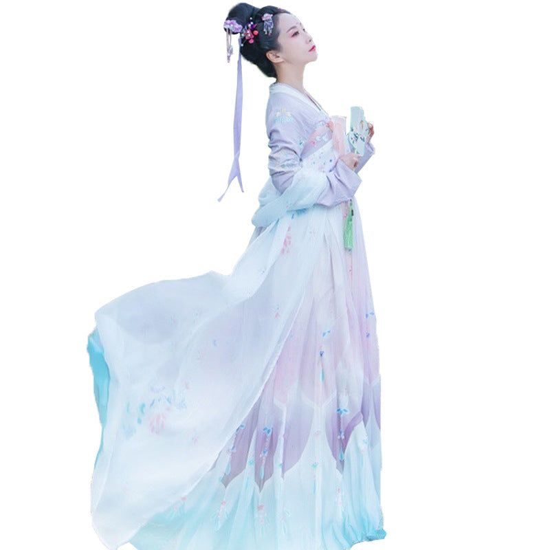 Chinese Traditional Dress Fresh Elegant Cute Chest-High Dress