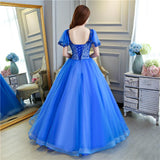Women's Evening Dress Ball Gown Princess Quinceanera Wedding Dresses Fashion Costume Tulle Tutu Dress Long