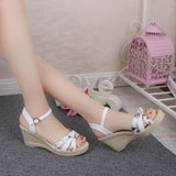 Nude Block Heel Peep Toe Sandals