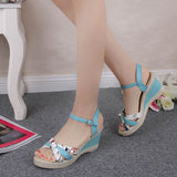 Nude Block Heel Peep Toe Sandals
