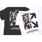 Graffiti Arrow Print short sleeve Tshirt Men's Clothing Owt t shirt