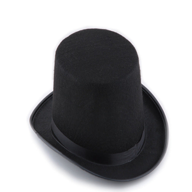 Top Hat Black Magician Hat Magic Hat Top Hat Fedora Hat Halloween Props