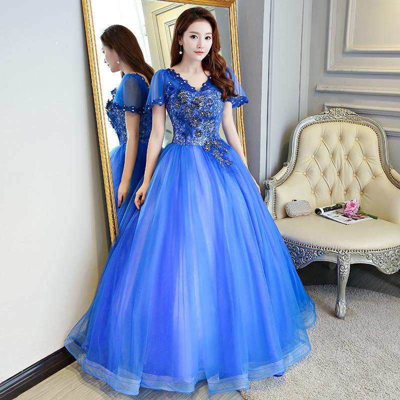 Women's Evening Dress Ball Gown Princess Quinceanera Wedding Dresses Fashion Costume Tulle Tutu Dress Long