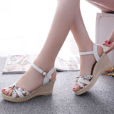 Nude Block Heel Peep Toe Sandals