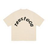 Kanye West Trust God T Shirt Spring/Summer Loose Casual Short Sleeve T-shirt