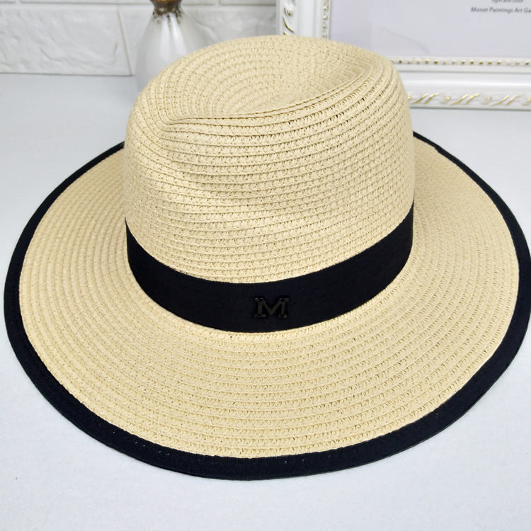 Italian Fedora Hats Straw Hat Female Seaside Beach Hat Hat